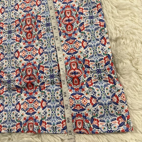 Croft and Barrow XXL womens NWT colorful geo pattern The Classic Tee - Picture 6 of 7